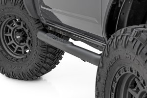 Ford Bronco Nerf Steps - Rough Country - 3-Inch Tube, 2-Door - '21-'26 Ford Bronco Nerf Steps - Rough Country - 3-Inch Tube, 2-Door - '21-'26